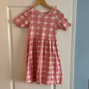 Pink Chicken Pink and White Circle Dress